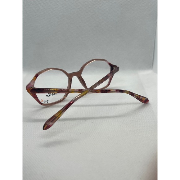 J.F. Rey Petite PA077 8580 Geometric Hexagon Eyeglass Frames Mauve Tortoise - Picture 6 of 6